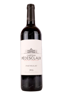 Вино Chateau Pedesclaux Grand Cru Classe Pauillac 2016 0.75 л