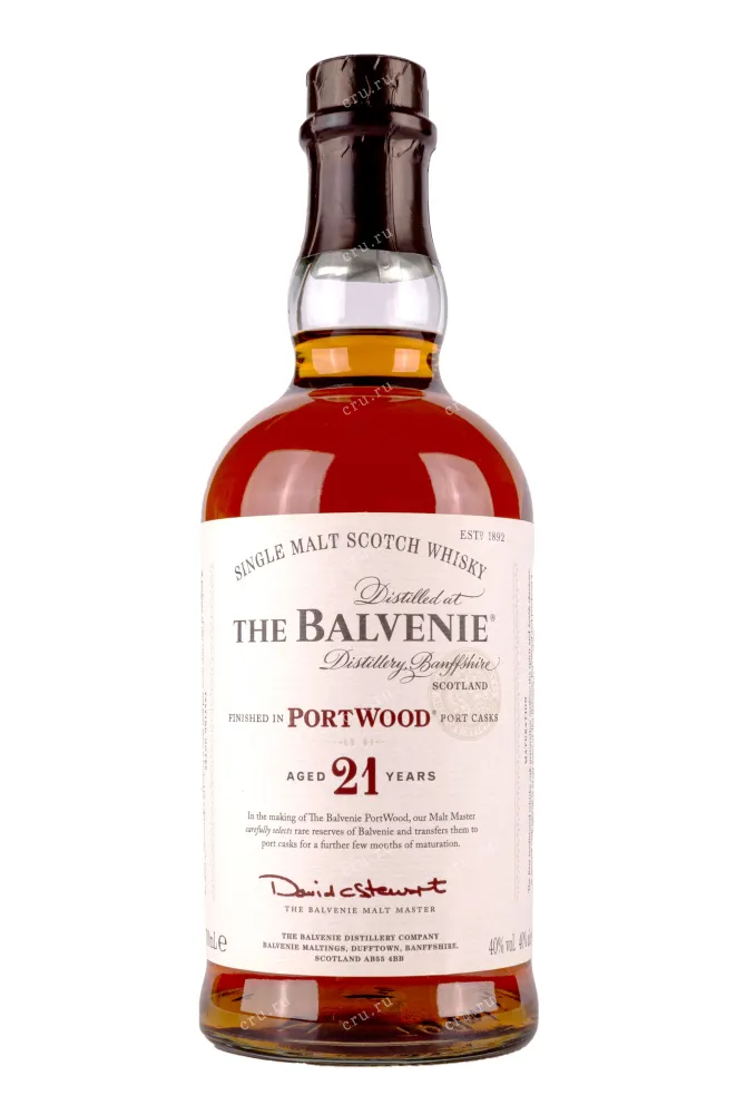 Бутылка Balvenie PortWood 21 years old gift box 0.7 л