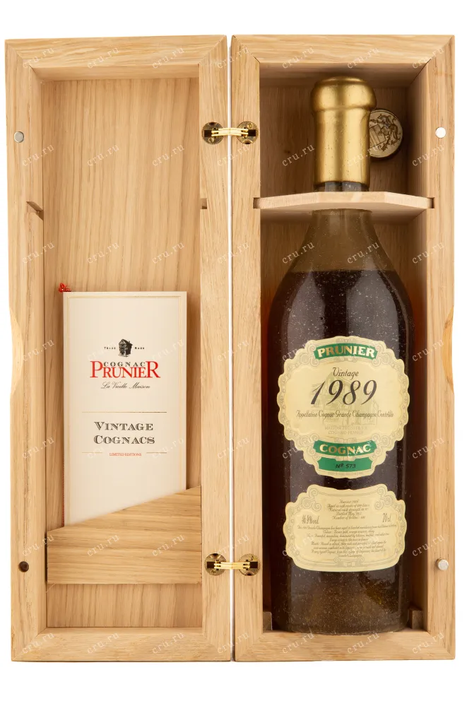 Коньяк Prunier 1989 Grande Champagne 0.7 л