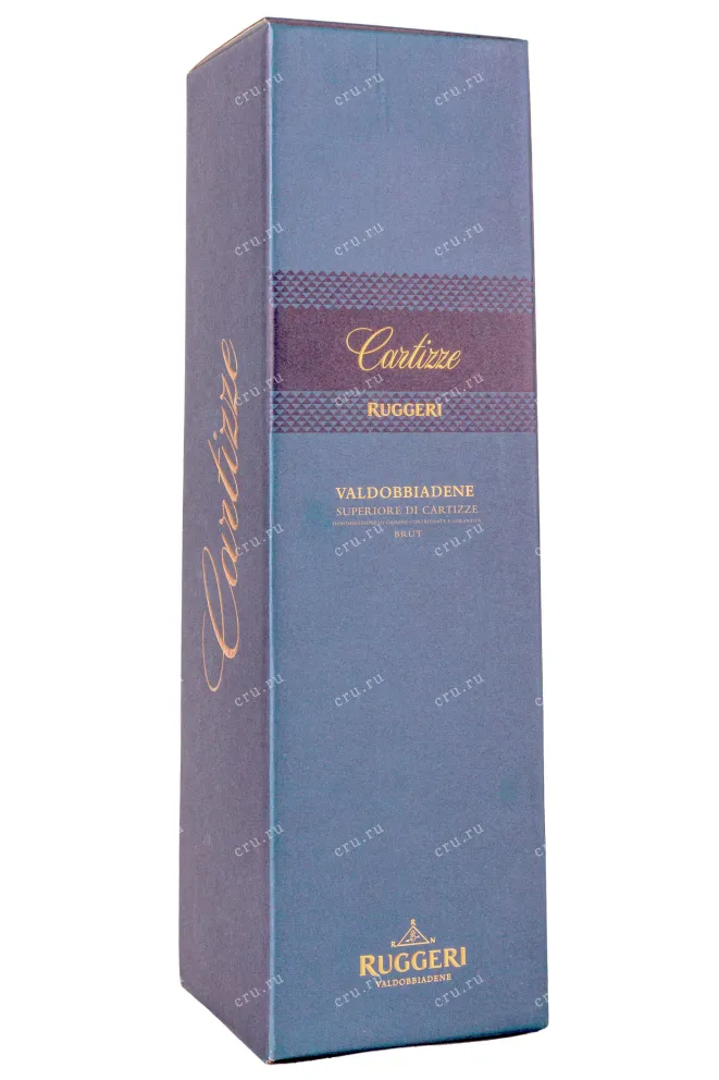 Подарочная коробка Ruggeri Cartizze Brut in gift box 2023 0.75 л