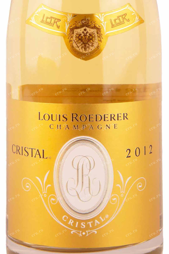 Этикетка Louis Roederer Cristal in gift box 2012 0.75 л