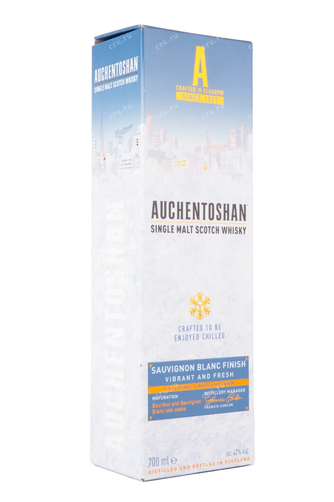 Виски Auchentoshan Sauvignon Blanc Finish with gift box  0.7 л