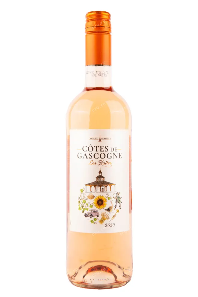 Вино Les Halles Cotes de Gascogne Rose 2020 0.75 л