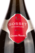 Этикетка игристого вина Gosset Grande Reserve Brut 0.75 л