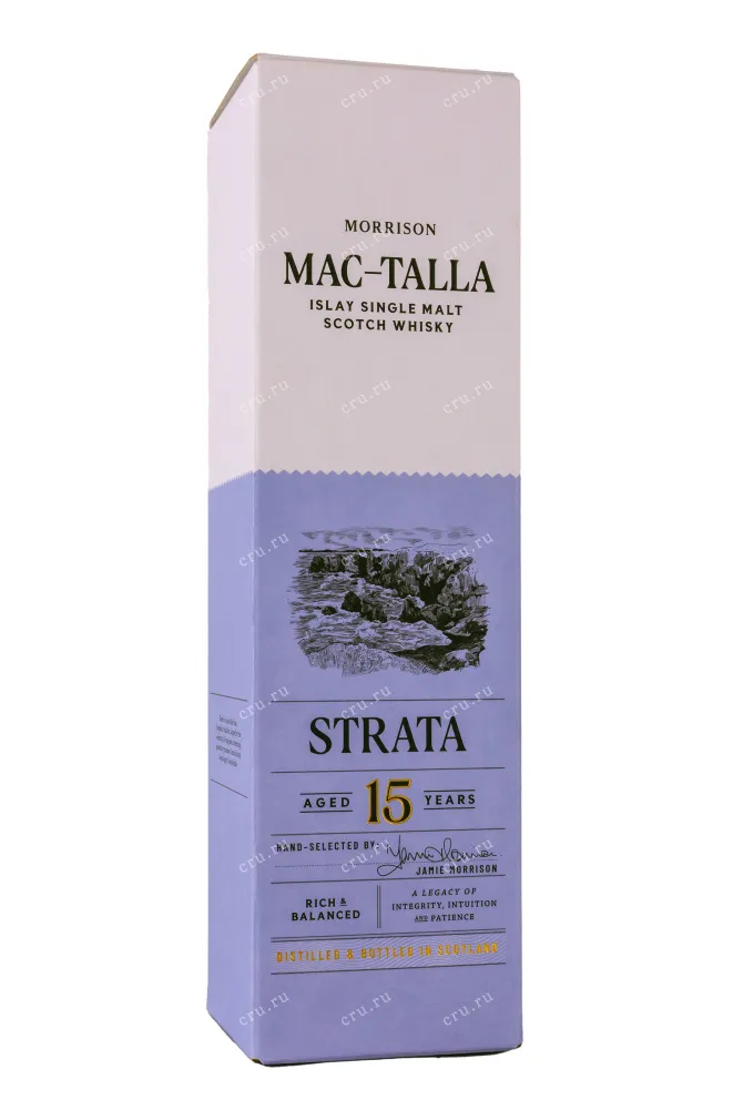 Подарочная коробка Mac-Talla Strata 15 years in gift box 0.7 л