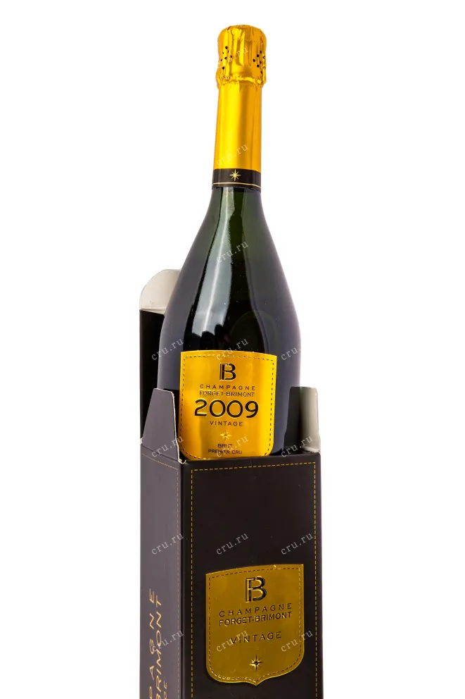 Подарочная коробка игристого вина Forget-Brimont Brut Millesime 2009 0.75 л