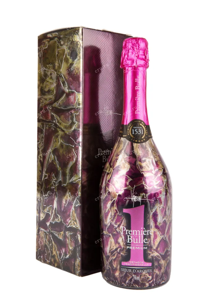 Игристое вино Cremant de Limoux Premiere Bulle Premium Brut gift box  0.75 л