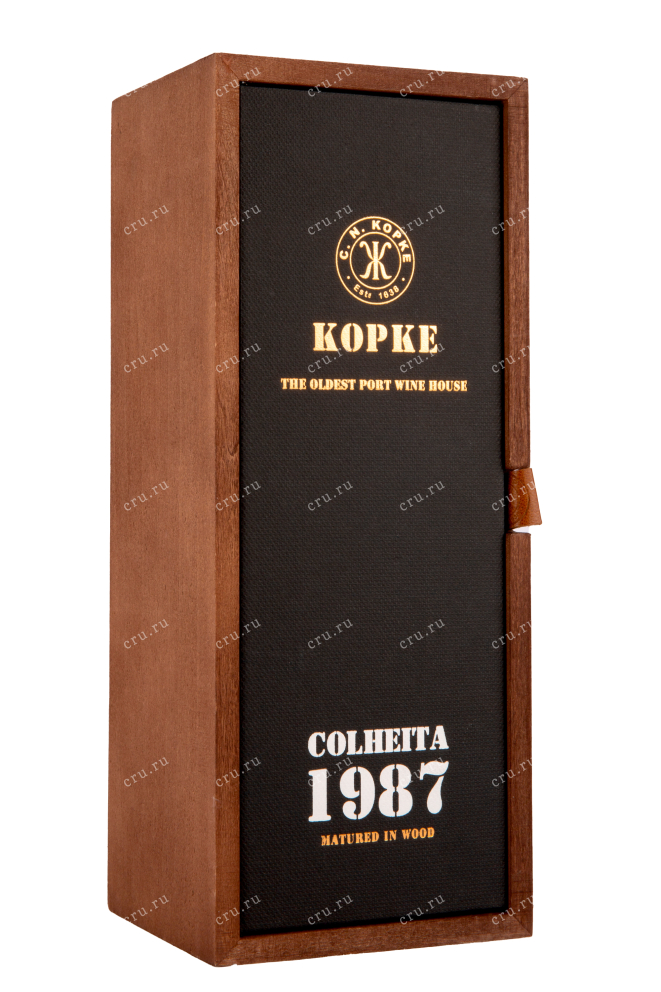Подарочная упаковка портвейна Kopke Porto Colheita 1978 0,75