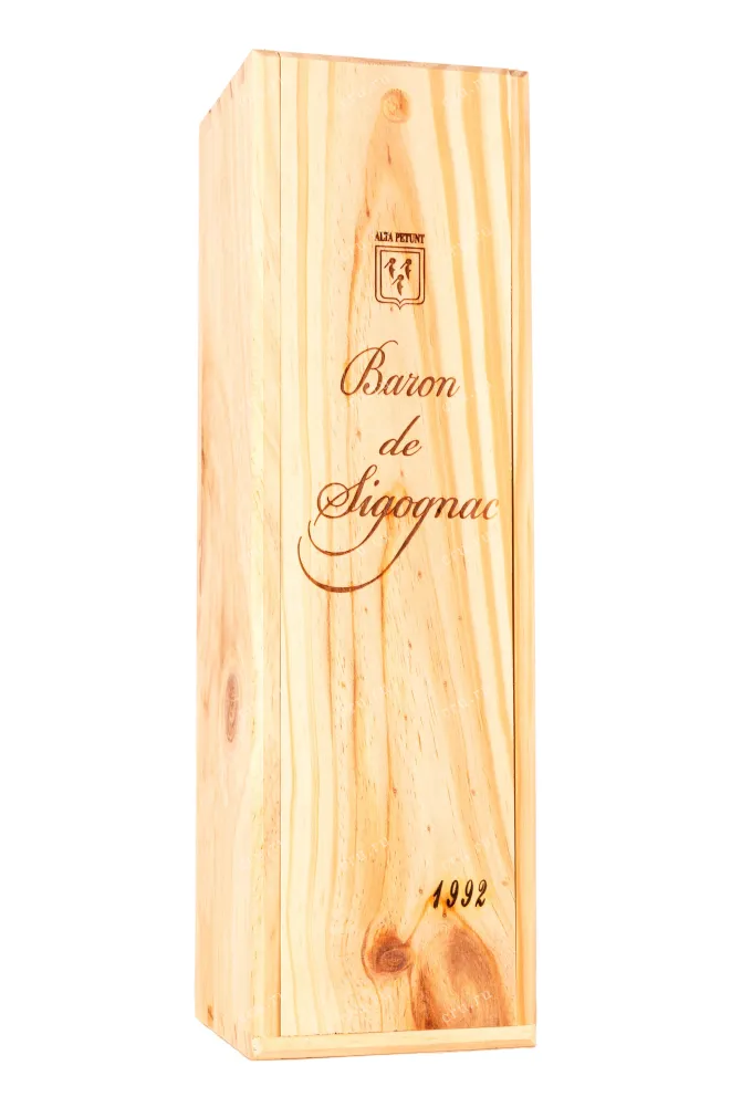 Деревянная коробка Baron de Sigognac wooden box 1992 0.7 л