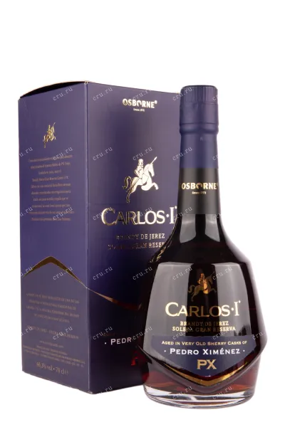 Бренди де Херес Carlos I Pedro Ximenez gift box  0.7 л