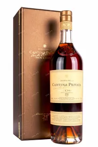 Граппа Bocchino Cantina Privata 21 anni gift box  0.7 л