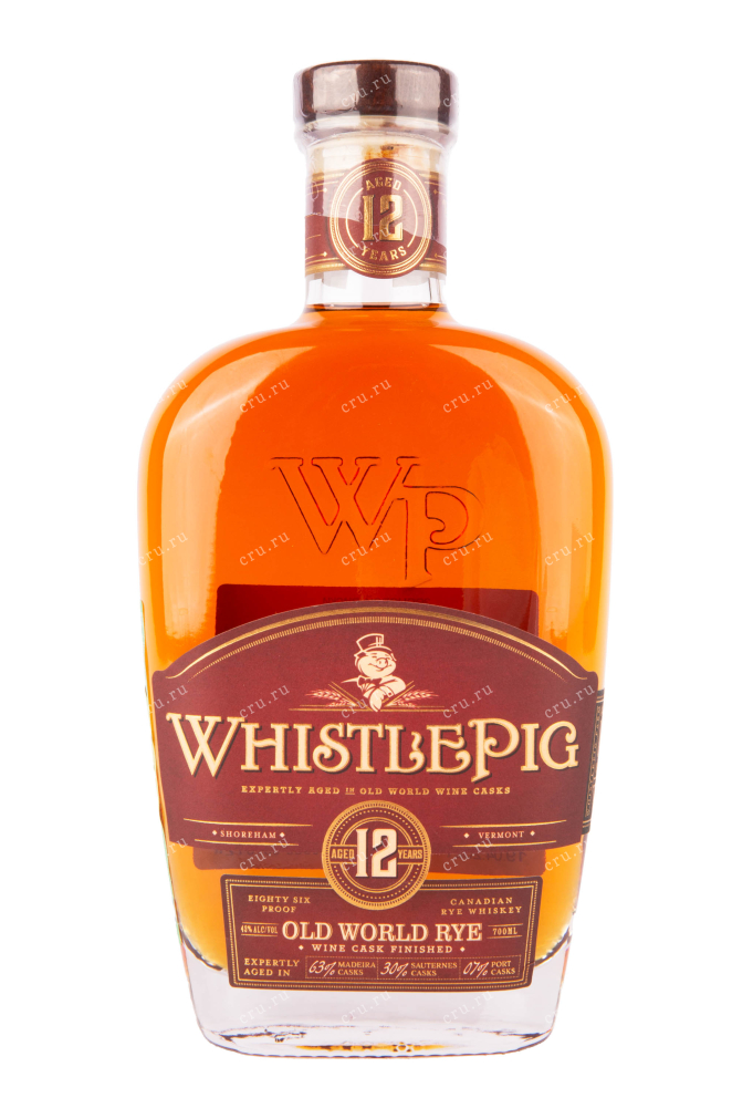 Бутылка виски WhistlePig 12 years 0.7