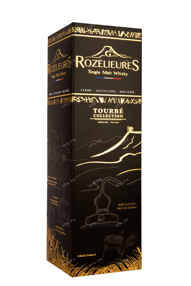 Подарочная коробка виски Розелье Турбэ Коллексьон Сингл Молт 0,7