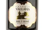 Этикетка Vallana Brut Rose 2015 0.75 л