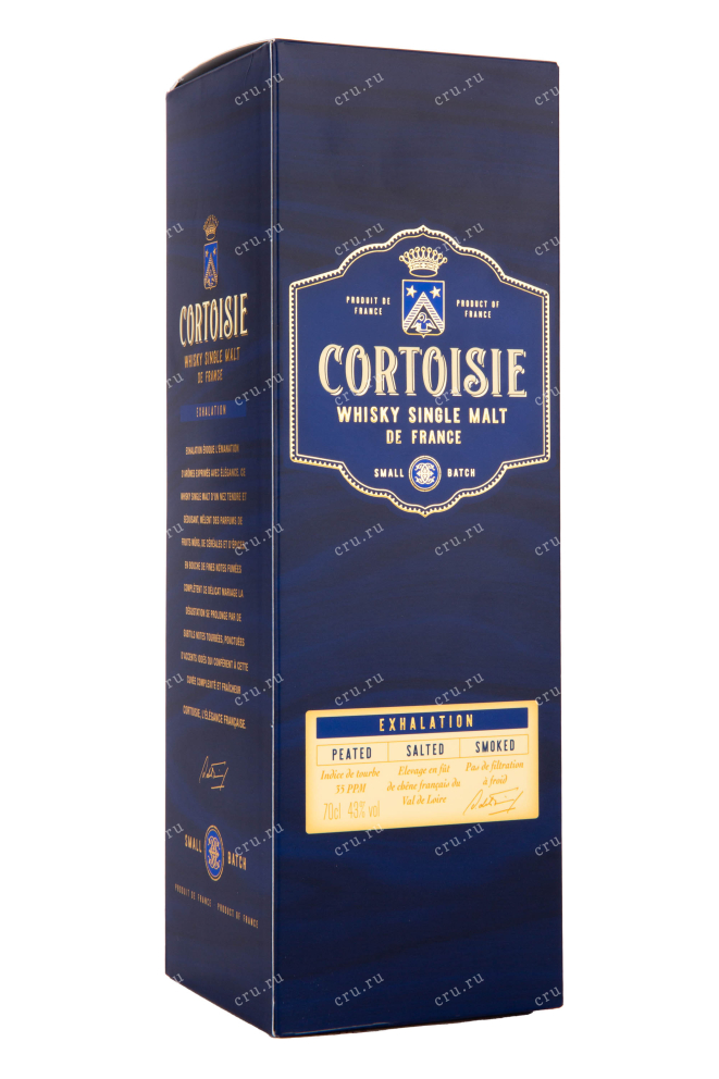 Подарочная коробка виски Cortoisie Single Malt 0.7