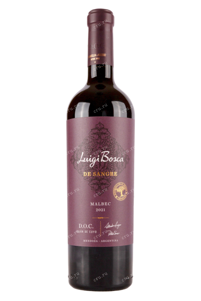 Вино Luigi Bosca De Sangre Malbec 0.75 л