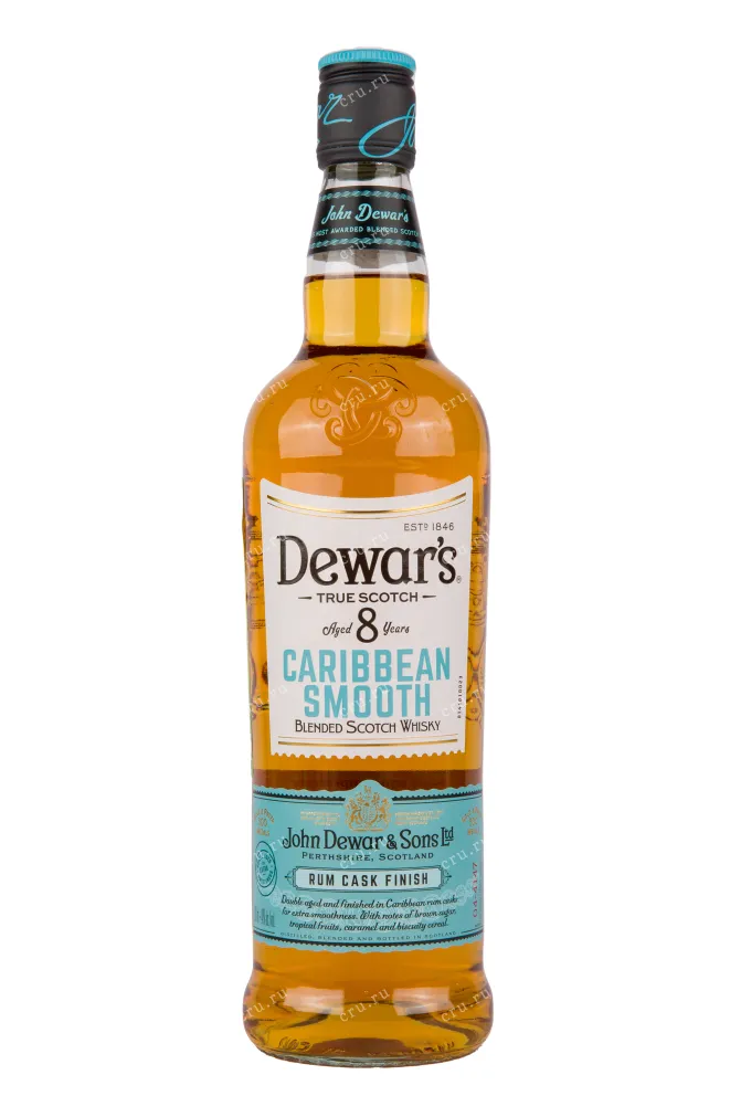 Виски Dewar's Caribbean Smooth 8 Years Old with gift box  0.7 л