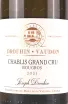 Этикетка Joseph Drouhin Chablis Grand Cru Bougros 2021 0.75 л