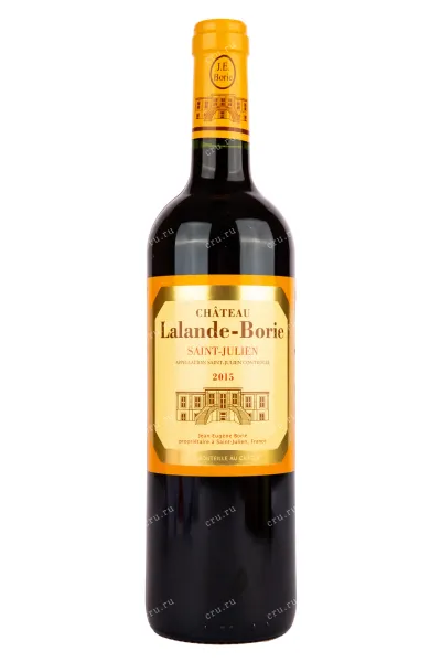 Вино Chateau Lalande Borie Saint Julien 2015 0.75 л