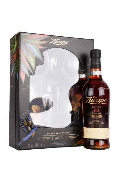 Ром Zacapa Centenario Solera Grand Reserve 23 years in gift box  0.7 л