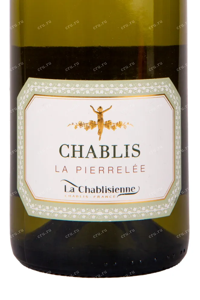 Этикетка вина La Chablisienne Chablis АОС La Pierrelee 2018 0.75 л