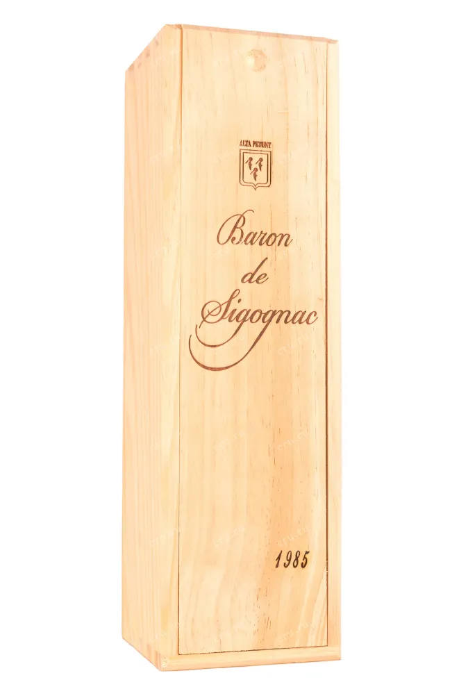 Деревянная коробка Baron de Sigognac wooden box 1985 0.7 л