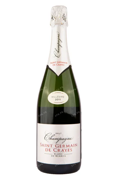 Шампанское Saint Germain de Crayes Millésime Blanc de Blancs 2011 0.75 л