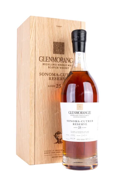 Виски Glenmorangie Sonoma-Cutrer Reserve 25 years old, wooden box  0.7 л