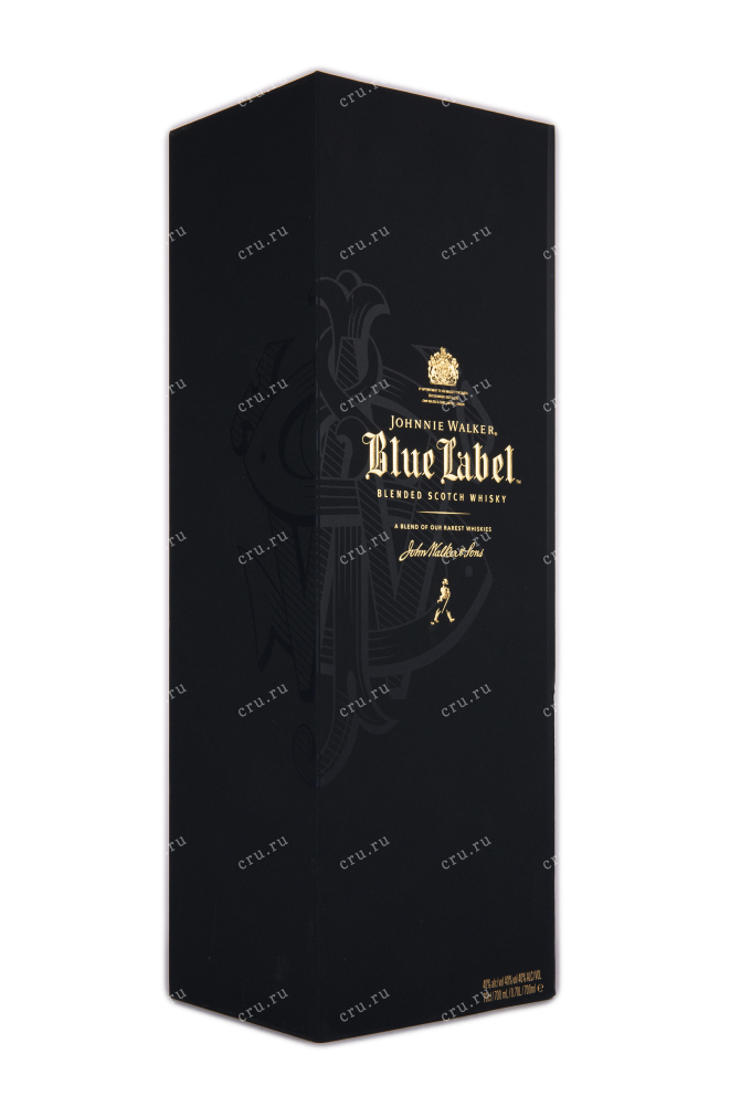Подарочная коробка виски Джонни Уолкер Блу Лейбл 0.75