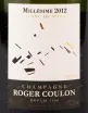 Этикетка игристого вина Roger Coulon Millesime Blanc de Noirs 2012 0.75 л