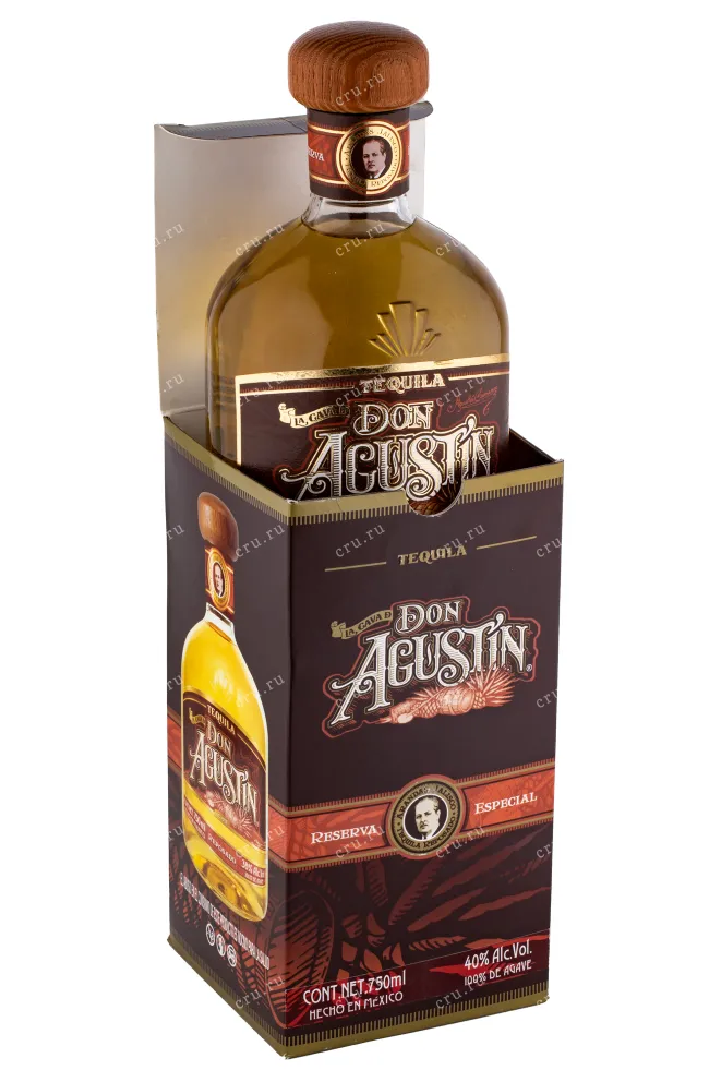 Текила Don Agustin Reposado gift box  0.75 л