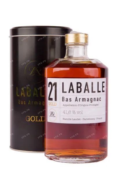 Арманьяк Laballe 21 Gold in tube  0.5 л