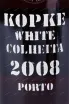 Этикетка портвейна Копке Колейта Уайт Порто в подарочной упаковке 2008 0.75 л