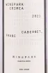 Этикетка Winepark Cabernet Franc 2021 0.75 л