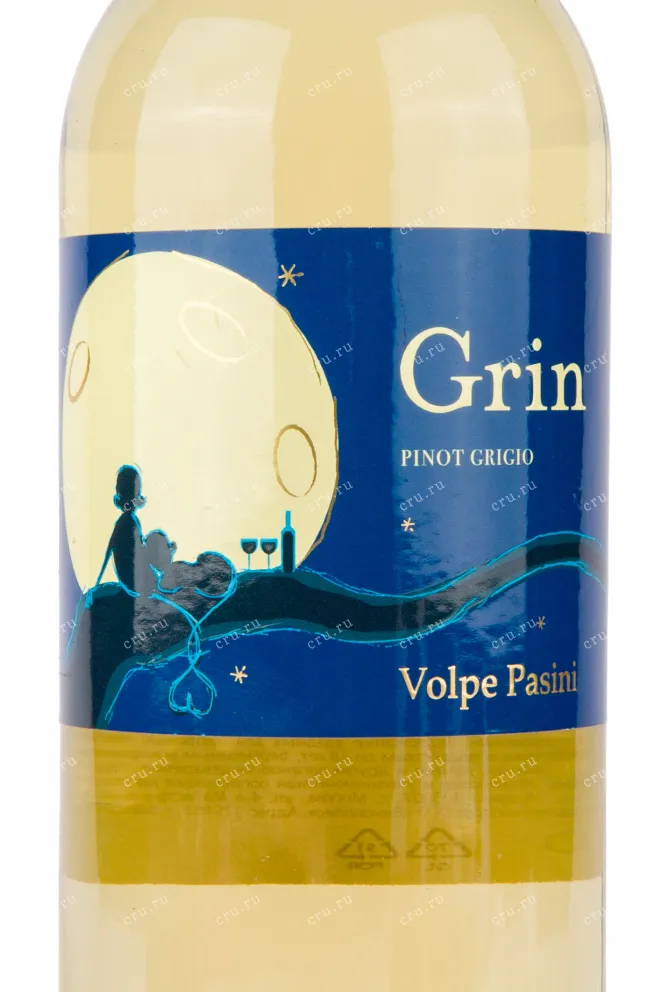 Этикетка вина Grin Pinot Grigio Volpe Pasini 0.75 л