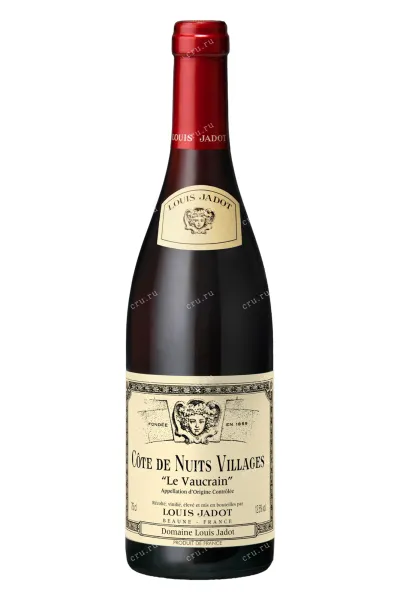 Вино Louis Jadot Cote de Nuits-Villages AOC Le Vaucrain 2014 0.75 л