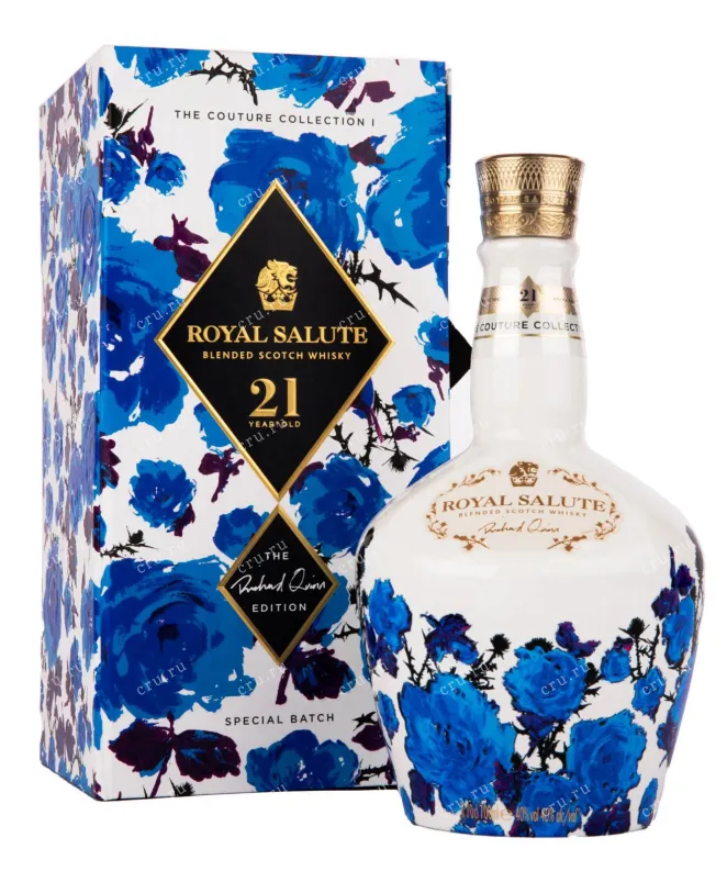 Виски Chivas Regal Royal Salute 21 years The Richard Quinn Edition White gift box  0.7 л