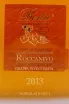 Этикетка граппы Берта Рокканиво 8 лет 2013 0.7