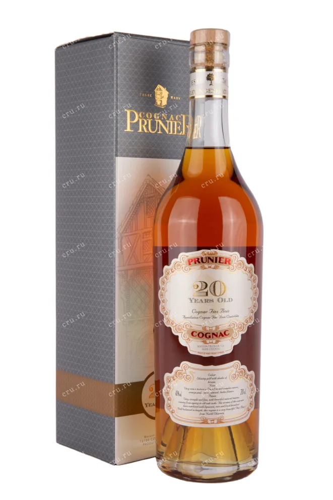 Коньяк Prunier Feng Bois 20 years in a gift box   0.7 л