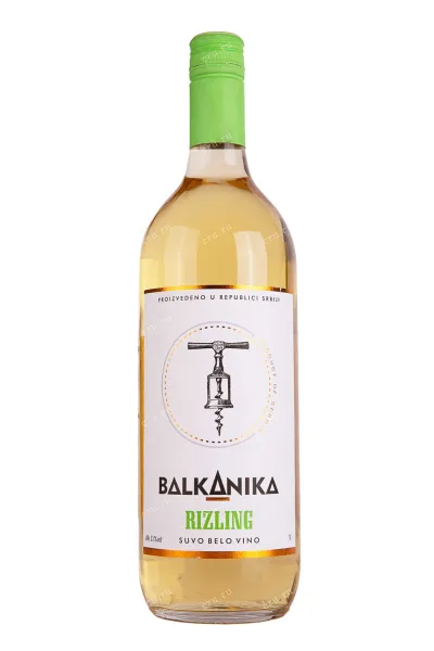 Вино Balkanika Rizling Suvo 1 л