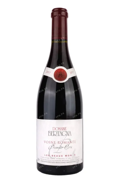 Вино  Vosne Romanee 1-er Cru Les Beaux Monts Domaine Bertagna 2017 0.75 л