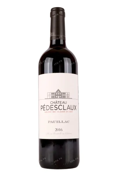Вино Chateau Pedesclaux Grand Cru Classe Pauillac 2016 0.75