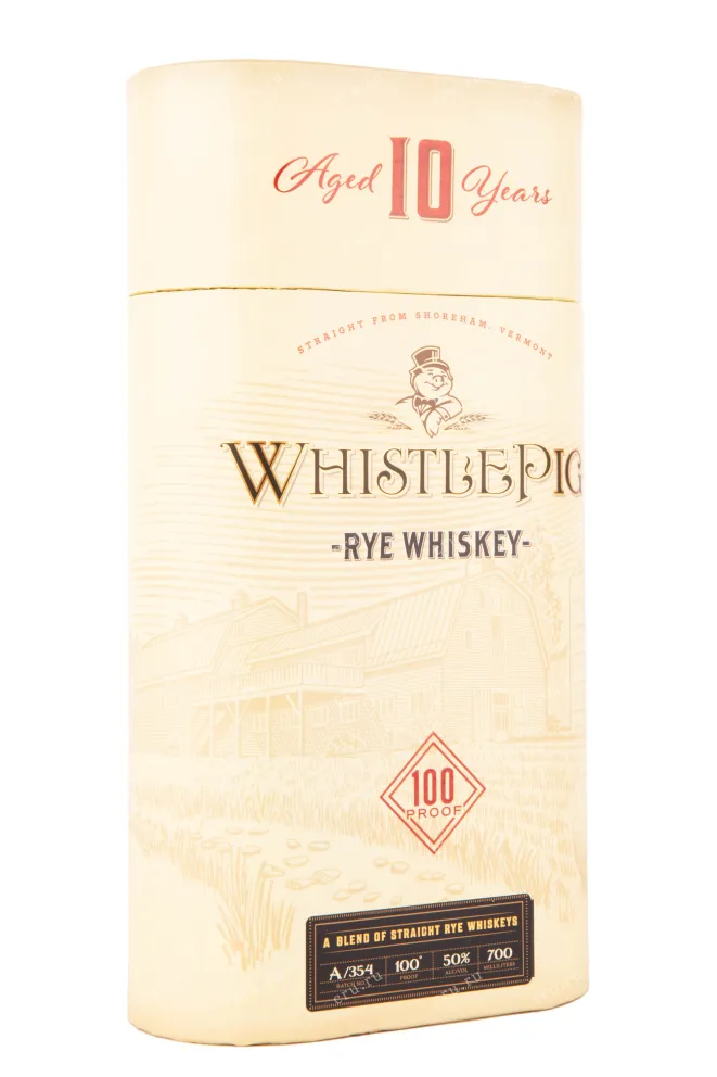 Подарочная коробка виски WhistlePig 10 years 0.7