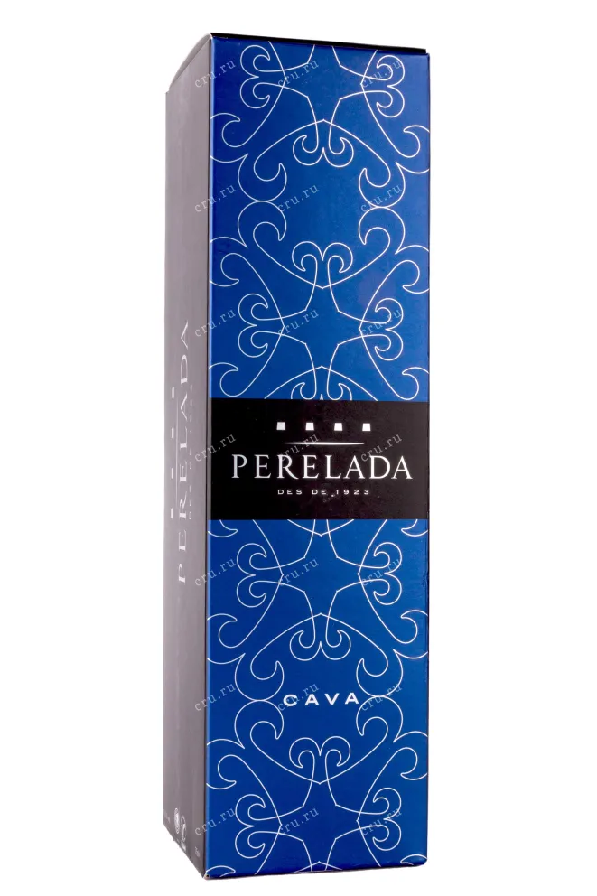 Подарочная коробка Cava Perelada Brut in gift box 2020 0.75 л