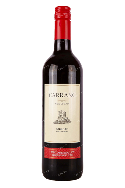 Вино Carranc Tinto Semidulce 2022 0.75 л