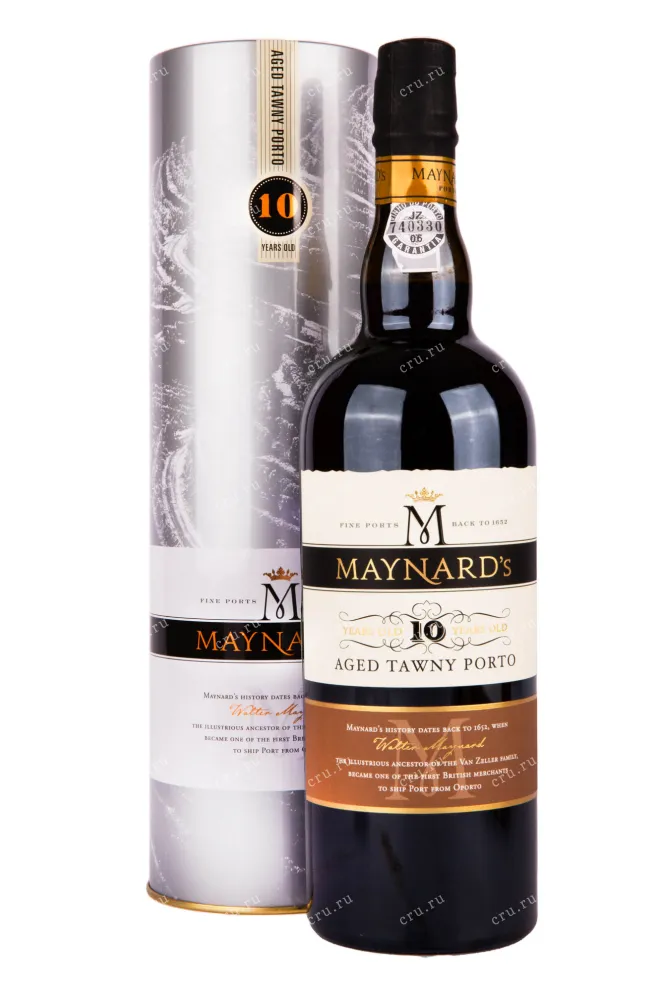 Портвейн Maynards Tawny 10 years with gift box 2010 0.75 л