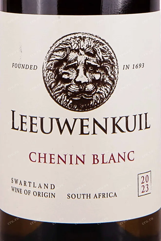 Этикетка Leeuwenkuil Chenin Blanc 2023 0.75 л