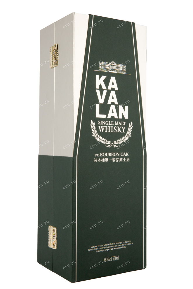 Подарочная коробка виски Кавалан экс-Бурбон Оук 0,7
