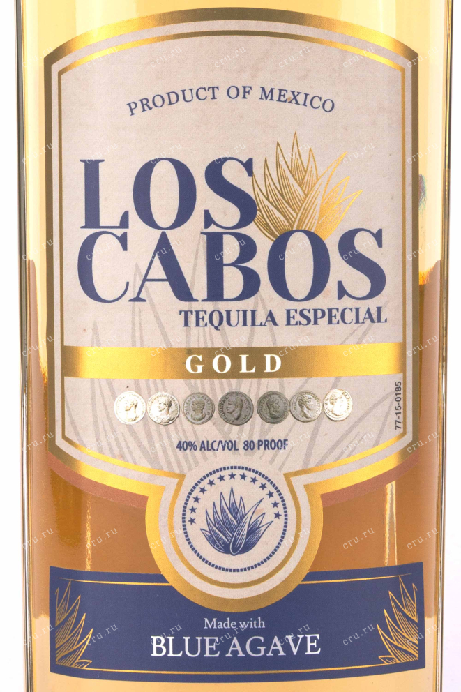 Этикетка Los Cabos Gold 0.75 л