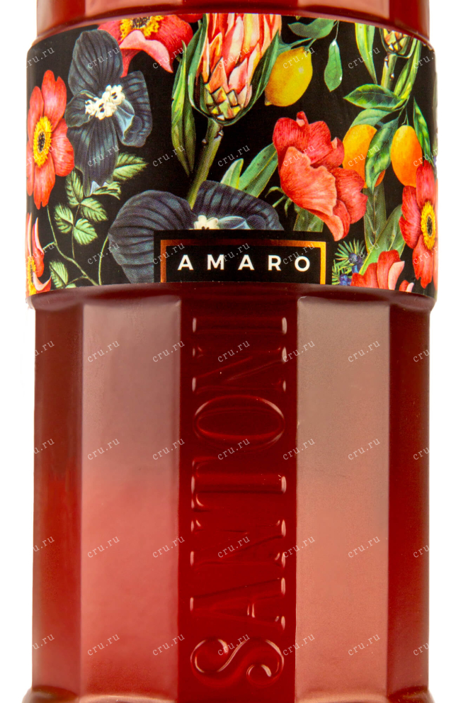 Этикетка Amaro Santoni  0.5 л